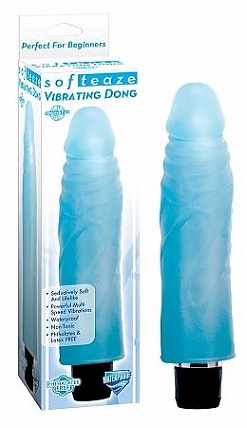 Softeaze Vibrating Dong Blue