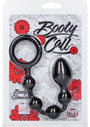 Booty Call Booty Climaxer Silicone Butt Plug - Black