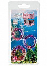 Silicone Island Rings - Pink (135711)