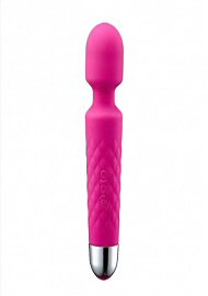 Vibrating Wireless Handheld Massager - Rechargeable Mini Magic Wand - Pink
