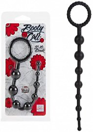 Booty Call X-10 Silicone Anal Beads Black 8 Inch (189141)