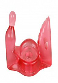 Double Play Vib. Cock Ring Pink (86119)