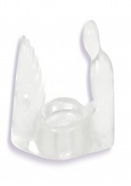 Double Play Vib Cock Ring Clear (86120)